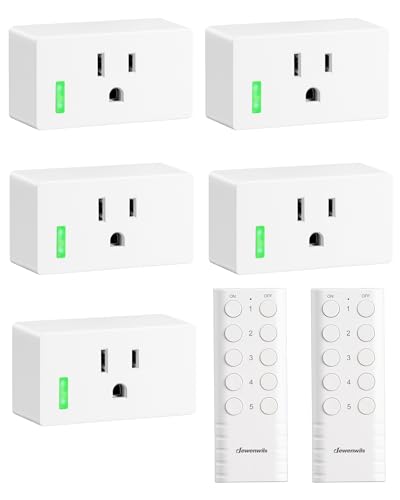 DEWENWILS Remote Control Outlet with 2 Remotes