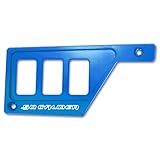 50 Caliber Racing Left Side 3 Switch Dash Panel Fits Polaris RZR XP1000 (Blue)