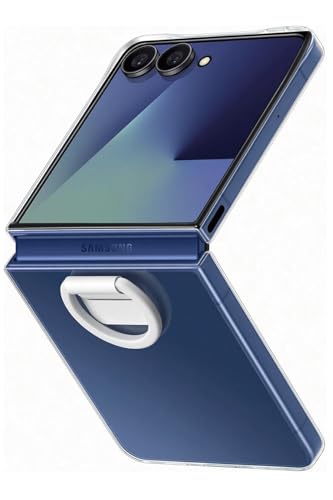 Amazon.co.jp: Galaxy Z Flip7 ケース 純正 クリアケース リング付 EF
