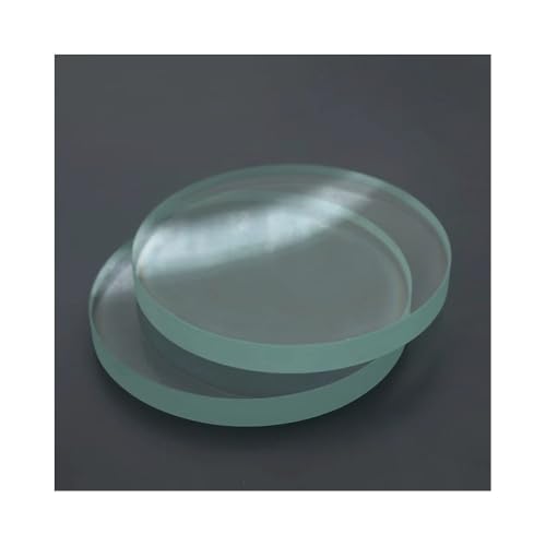 High Borosilicate Tempered Sight Glass Window, 40-55mm Diameter, 1 Pc, Heat & Pressure Resistant for Industrial Boiler/Valve(Dia 50mm,15mm)