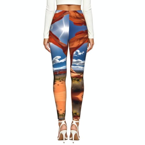 Leggings de compresión suave y ropa de gimnasio para mujer estilo Arches National Park 3