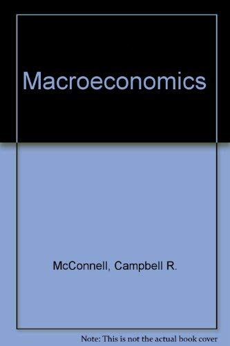 Macroeconomics: Principles, Problems, and Policies 007045521X Book Cover