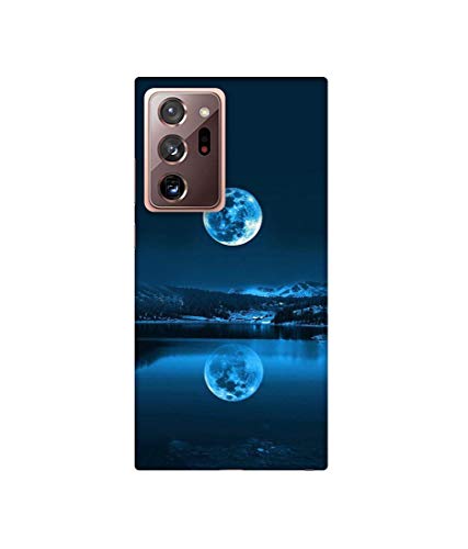 Image of Amazon Brand - Solimo Designer Moon Pattern Print 3D Printed Hard Back Case Mobile Cover for Samsung Galaxy Note 20 Ultra