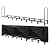 Lanlelin 12FT Firewood Rack with Cover - Outdoor Use Ready, Quick-Access Zippered Cover for Easy Wood Storage & Retrieval, Wind-Resistant Straps, Stable & Secure Construction
