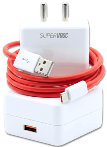 Image of 65W SUPERVOOC Power Adapter with PD Fast Charging | Compatible with OnePlus 12 12R 11 11R 10 10R Nord CE 3 Lite 5G Nord 2T CE 2 Lite Nord 5G| Original Fast Charging