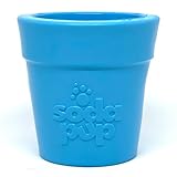 SodaPup Flower Pot – Durable Dog Treat Dispenser & Chew Toy Made in USA from Non-Toxic, Pet Safe, Food Safe Rubber Material for Mental Stimulation, Problem Chewing, Calming Nerves, & More