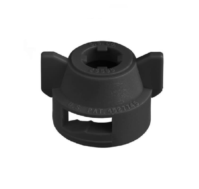 Quick TeeJet Black Nylon Cap for Flat Fan Spray Tips w/ 2 Spray Patterns Farmer Bob's Parts CP25595-1-NY