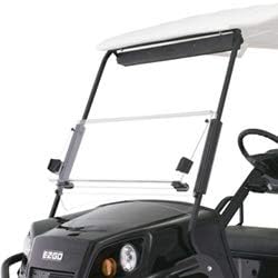 Technical Precision Replacement for EZGO / Cushman / Textron Split Windshield Kit ExpreSS S6 L6 and St Shuttle Model for Year 2019