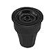 cyclingcolors 2x krücken gummi 18mm schwarz mit Metallverstärkung pads gehstöcke unterarmgehstützen stockspitze für wanderstöcke Rund Rohrkappen Endkappen Kappen Rundrohr