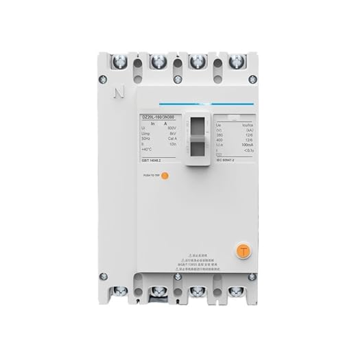 Disjoncteur de protection DZ20L haute performance triphasé 100A