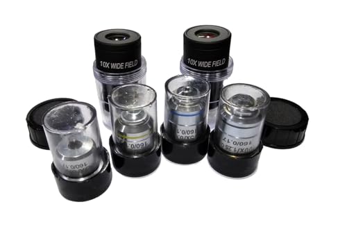 Image of LABGO Objective Set 5X 10X 45X 100X with WideField