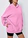 Trendy Queen Womens Oversized Hoodies Comfy Sweatshirts Fall Fashion 2025 Outfits Preppy Cute Teen Girls Clothes Casual Tops Fleece Sweaters with Pockets Pink S