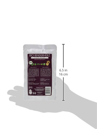 Herrmanns Rind Menu 2 mit Fenchel, Moehren, Leinoel 130g Bio Hundefutter, 12er Pack (12 x 0.13 kg)