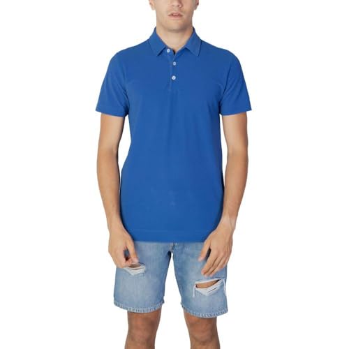 Polo manches courtes Baldo Sponge Teck bleu XXL - T-shirt uni homme