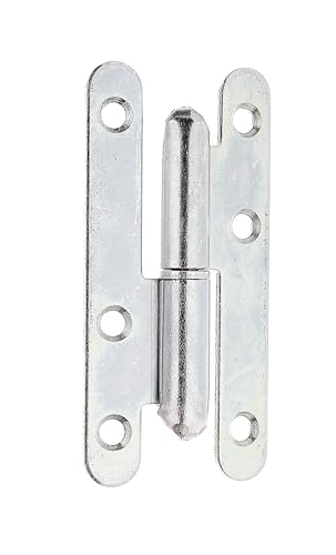 Gah-Alberts Paris 341312 Hinge Remover Right Raw Steel Length 95 mm Width 45 mm Material Thickness 2.5 mm Yellow Galvanised