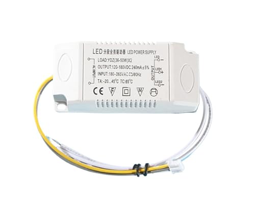 Driver LED 36-50x2W variable pour luminaire DIY et panneau de remplacement