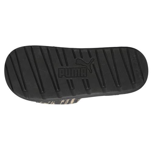 PUMA PUMA Cool Cat Slide Sport Stripe Womens Shoes Size: 7, Color: Black/Team Gold