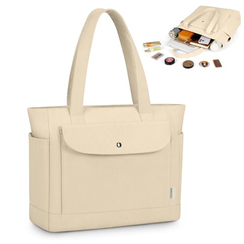 Imagen de IGOLUMON Bolso Bandolera Mujer con Bolsillo Frontal Magnético Gran Capacidad Bolso Hombro de Mano con Cremallera Bolsos Universidad Trabajo Viaje Gimnasio Escuela Colegio Compras Uso Diario