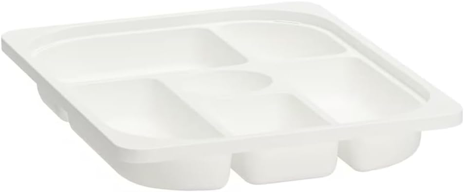 TROFAST Storage tray with compartments (2 Pure White)