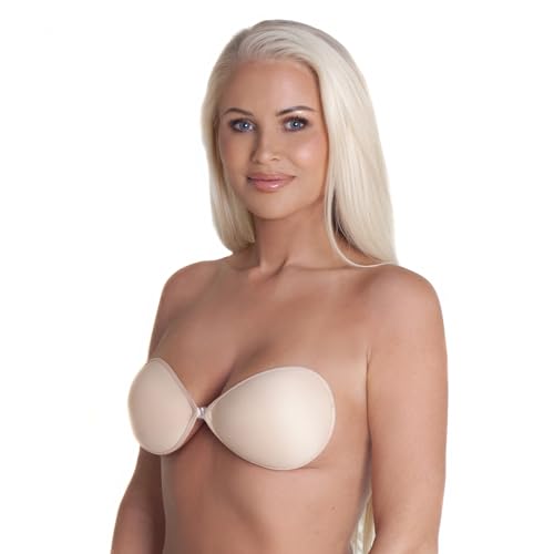 The Party Bra – Soutien-gorge adhésif – Bonnet A à G – Ultra collant pour un maintien maximal, nude, F