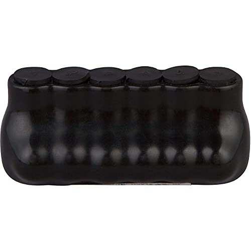 Image of Morris Products 97522 Black Insulated Multi-Cable Connector - Single Entry 6 Ports 2-14, 6, 6 AWG, Dual Rated CU9AL Aluminum, 600V, cULus Listed, 5-Pack