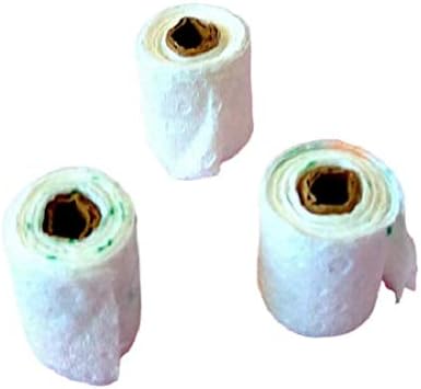 Miniature Dollhouse Toilet Paper Rolls Set of 3, 1/6 scale bathroom Handmade