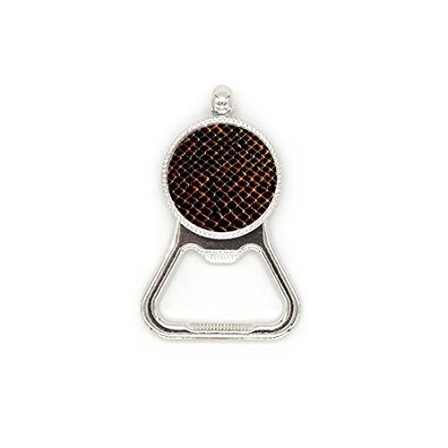 Décapsuleur en acier inoxydable motif peau de serpent noir foncé robuste - 2