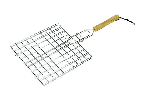 BBQ Collection 95195 Double Grille pour Barbecue Carré 20 x 20 cm