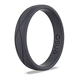 Enso Rings Women’s Infinity Silicone Wedding Ring – Hypoallergenic Wedding Band for Ladies –...