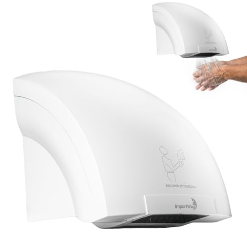 Secador de Mãos Automático com Sensor Infravermelho 1500W, Bvx