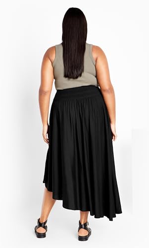 City Chic Women's Plus Size Skirt - Asymmetrical Hem2