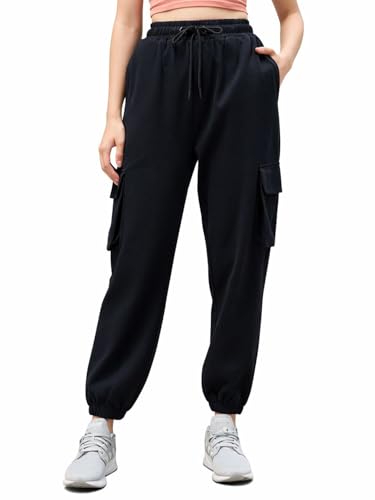 Image of Bewakoof Air 1.0 Women's Solid Oversized Plus Size Joggers