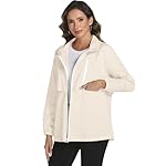 Avoogue Rain Jacket Women with Hooded Lightweight Waterproof Raincoats Packable Zipper Pockets Windbreakers - Image 2