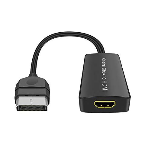 ZUZONG Original Xbox to HDMI Converter, HDMI 1080p/720p Output, Compatible with Original Xbox Cover