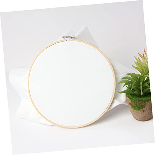 Bastidor para bordar de bambú con tensión ajustable Angoily 10 piezas 7