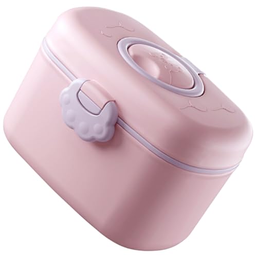 IWOWHERO Dispenser Portable Milk Powder Container Cute Storage Box Leakproof Travel Container Food Dispenser for Snacks