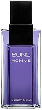 Men's Cologne by Alfred Sung, Homme Eau De Toilette EDT Spray, 3.4 Fl Oz