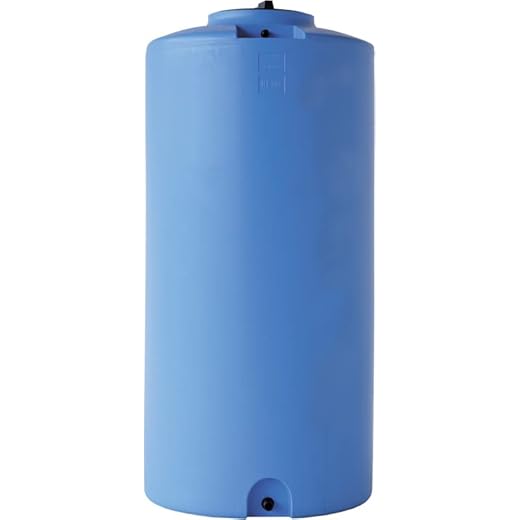 Depósito de Polietileno para Agua, cilíndrico Vertical, Mod. 500 litros, Fabricado en Italia