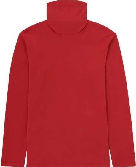 Kaynee, Long Sleeve Turtleneck Shirt, Red, Youth, X-Large