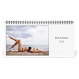 Beach Babes 2026 Desk Calendar