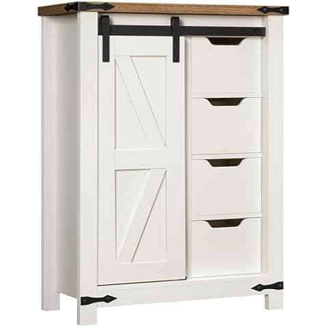 HOOBRO Farmhouse Bathroom Cabinet Cover