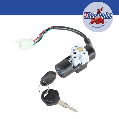 Thomletha Ignition Switch Fuel Cap Seat Lock Keys Set Replacement for Honda by Thomletha - Image 3
