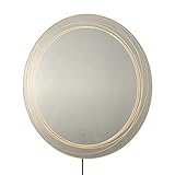 NOVA of California Mojave 36' Round Backlit LED Wall Mirror - Chrome