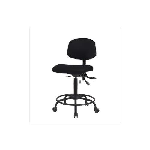 Chaise banc bordeaux Thomas ECOM avec base ronde pour un confort stable et épuré
