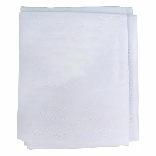 WIIYENA Red de protección contra insectos de jardín de malla fina para uso en exteriores e interiores, piezas de jardín al aire libre, color blanco