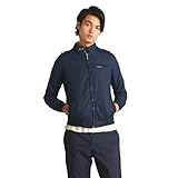 Members Only Men's Classic Iconic Racer, Slim Fit Jacket (Navy, Small)