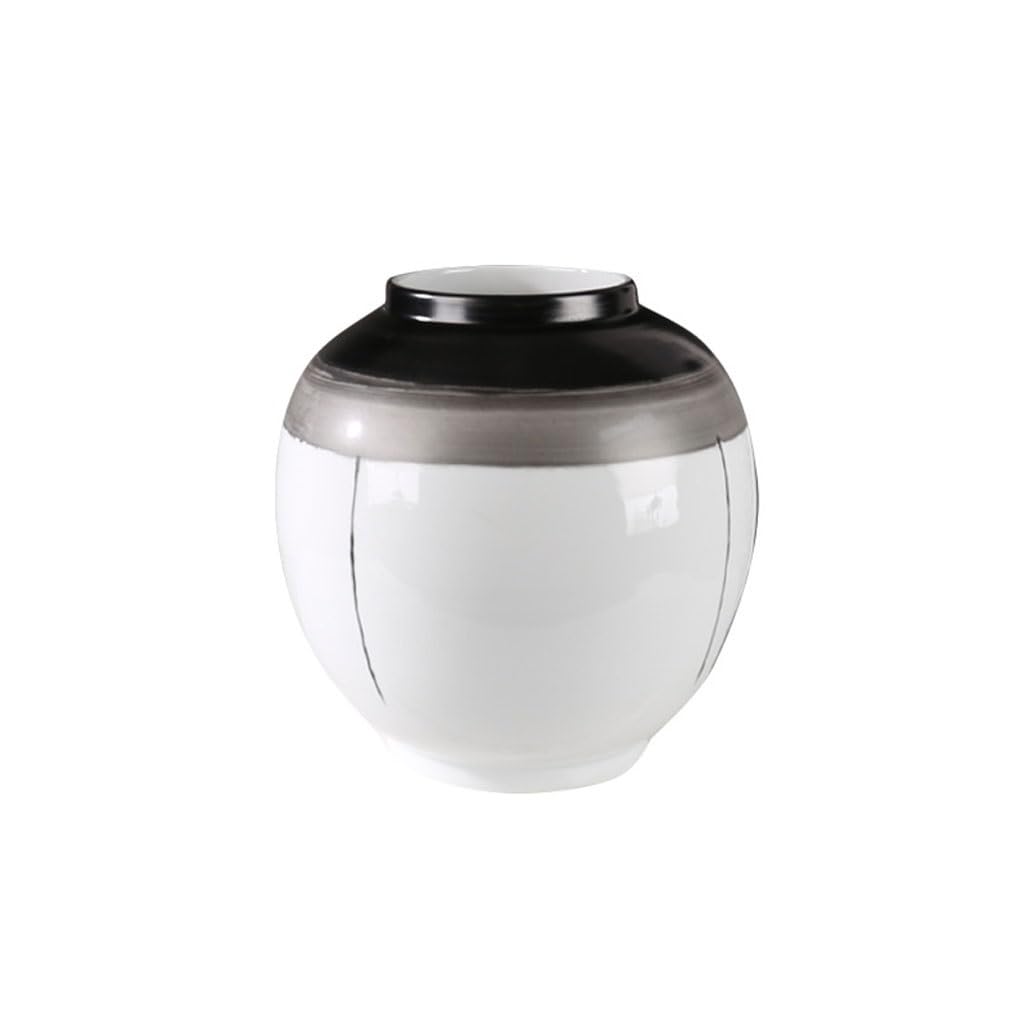 Gfhtrely A Vase Chinese Style Ceramic Vase Scroll Painting Nd Calligraphy Storage Tank Hotel Home Study Room Ornaments Flower