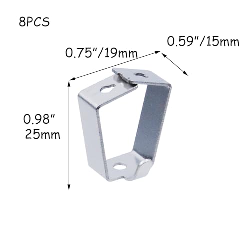 Image of HEVSTIL 8PCS Smartspring Hook Most Cost Effective Adjustable Picture Hanging Hook for Art Hanging Systems and Other Cable Based Picture Hanging System