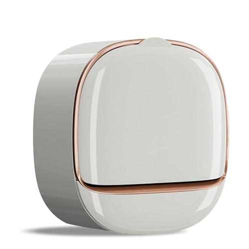 RUVE Waterproof Soap Dish With Drainage Box, Wall Mounted Draining Soap Dish, Self-adhesive Soap Case Box, No-Drilling Soap Dish Holder for Bathroom