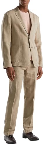 United Colors of Benetton Giacca 2UTAUW014, Verde Oliva 902, 54 Uomo